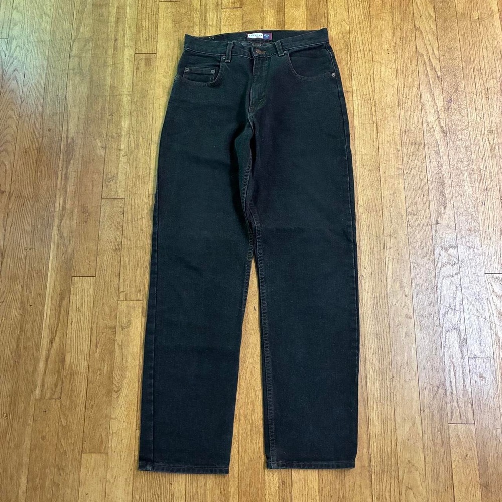 Vintage 1996 Arizona Jeans Black Baggy Y2K Skater Denim Made in USA 31x32